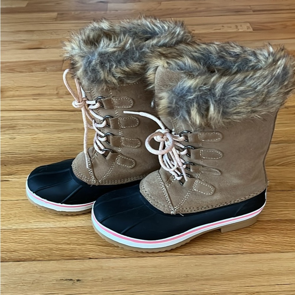 Faux Fur Lined Winter Boots